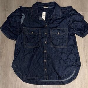 Pilcro Indigo Denim Shirt